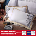 100%Cotton 300TC Embroidery Hotel Bedding Set Hotel Linen